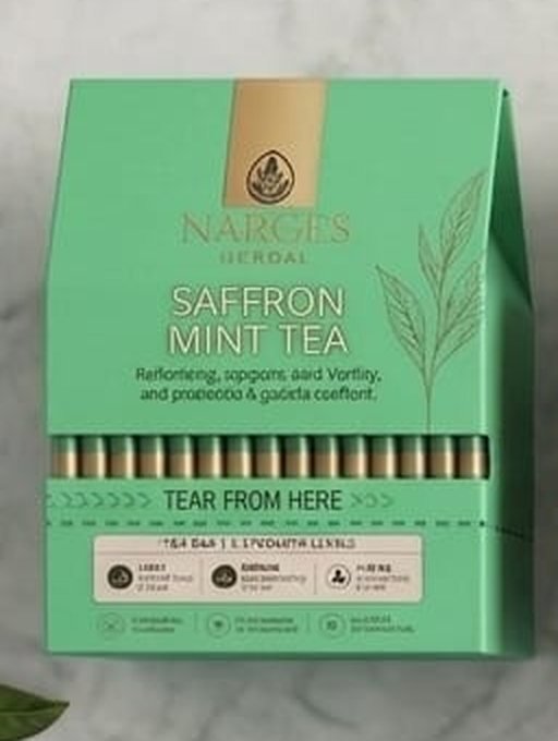 Saffron Mint Tea